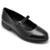 Sapatilha College Feminina Couro Bico Redondo Casual - Preto