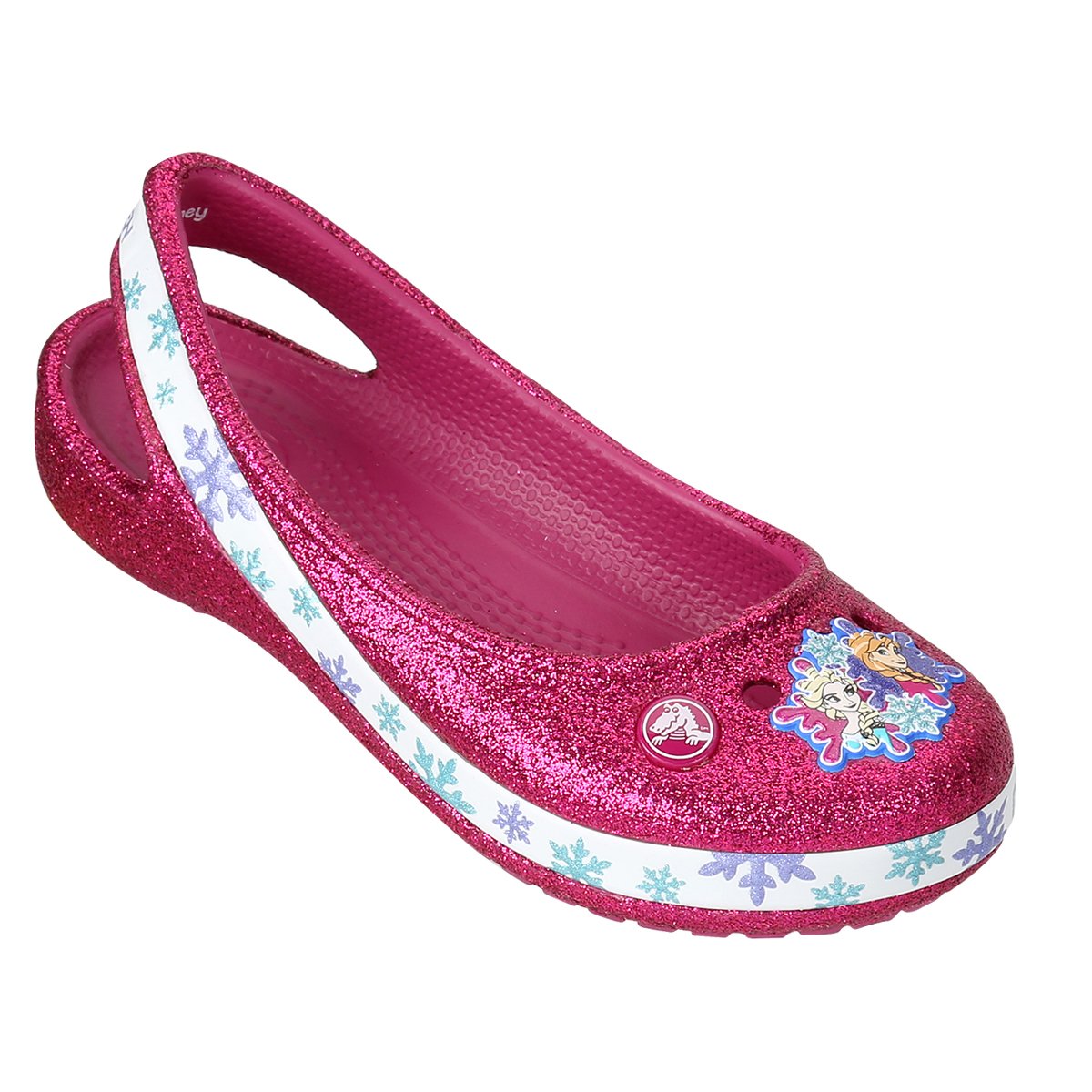 Sapatilha Crocs Infantil Genna II Frozen Flat - Vermelho Escuro | Netshoes