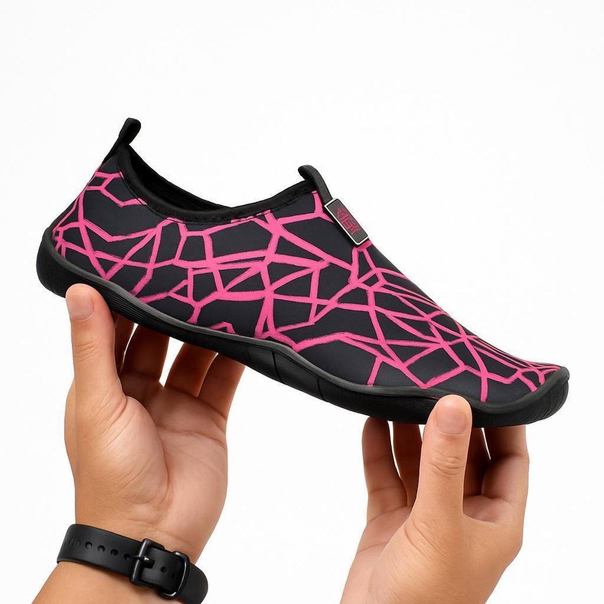 Sapatilha de Água Tenis Aquatico Praia Trilha Fitiness Leve e Flexivel Feminina Rosa Menor preço em Sapatilha de Água Tenis Aquatico Praia Trilha Fitiness Leve e Flexivel Feminina Rosa