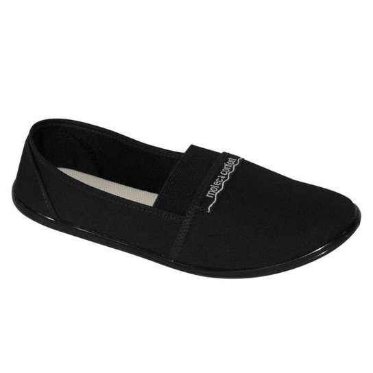 Sapatilha de Pano Moleca com Elástico - Preto Menor preço em Sapatilha de Pano Moleca com Elástico - Preto