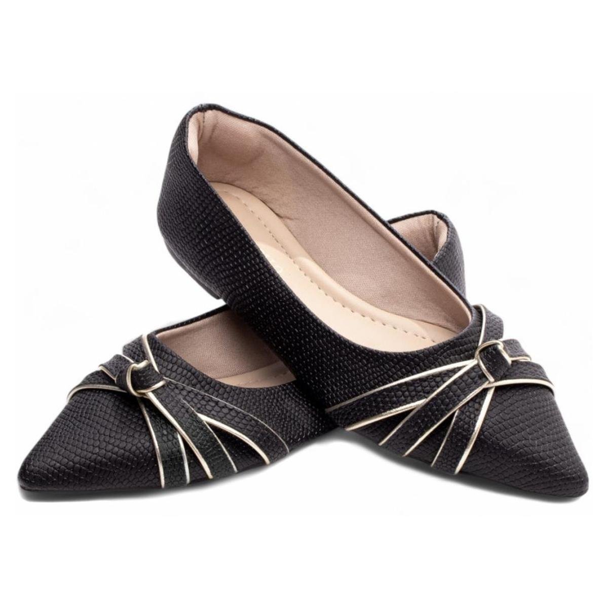 Sapatilha Feminina Bico Fino Menor preço em Sapatilha Feminina Bico Fino