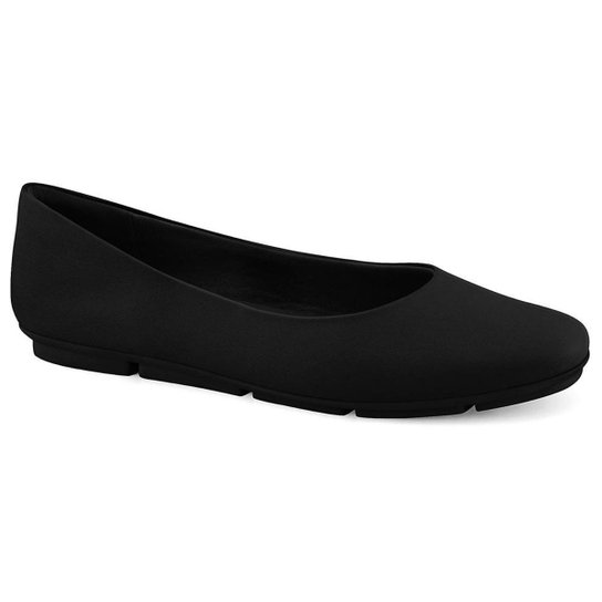Sapatilha Feminina Bico Redondo Preto Comfortflex 2363401-0003 - Preto Menor preço em Sapatilha Feminina Bico Redondo Preto Comfortflex 2363401-0003 - Preto