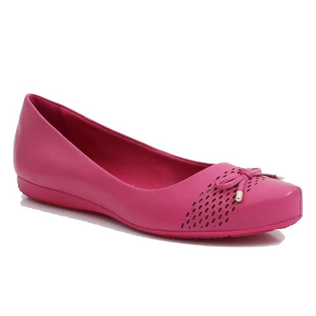 Sapatilha Feminina Em Couro Legitimo Conforto Bottero 332102 - Pink ...