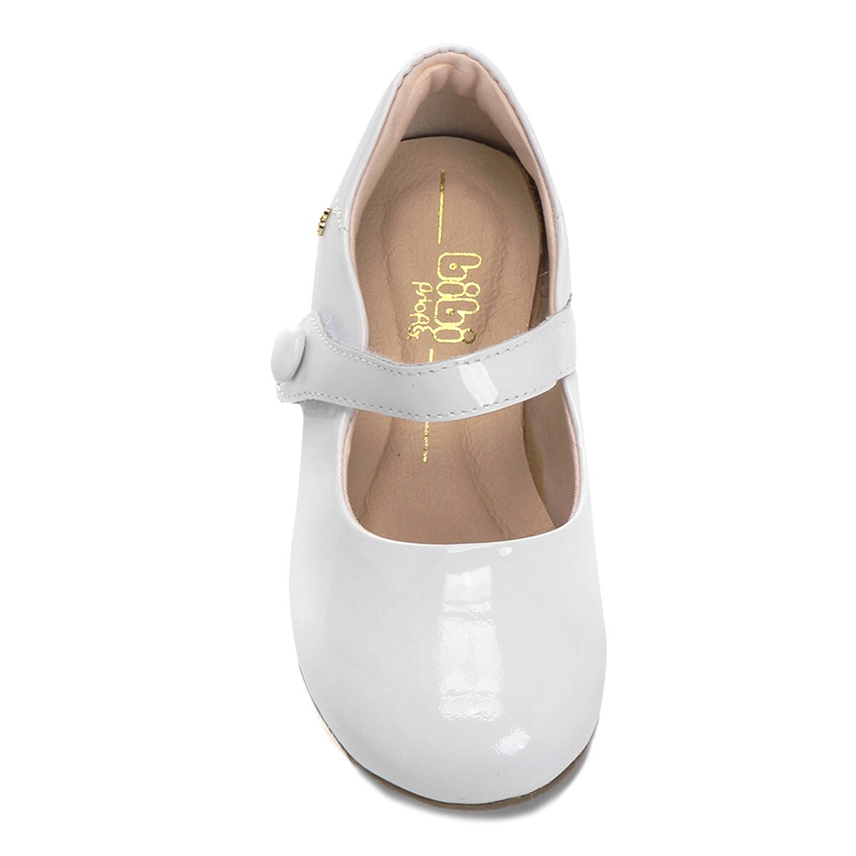 Sapatilha Infantil Bibi Anjos Joy Verniz Feminina - Branco | Netshoes