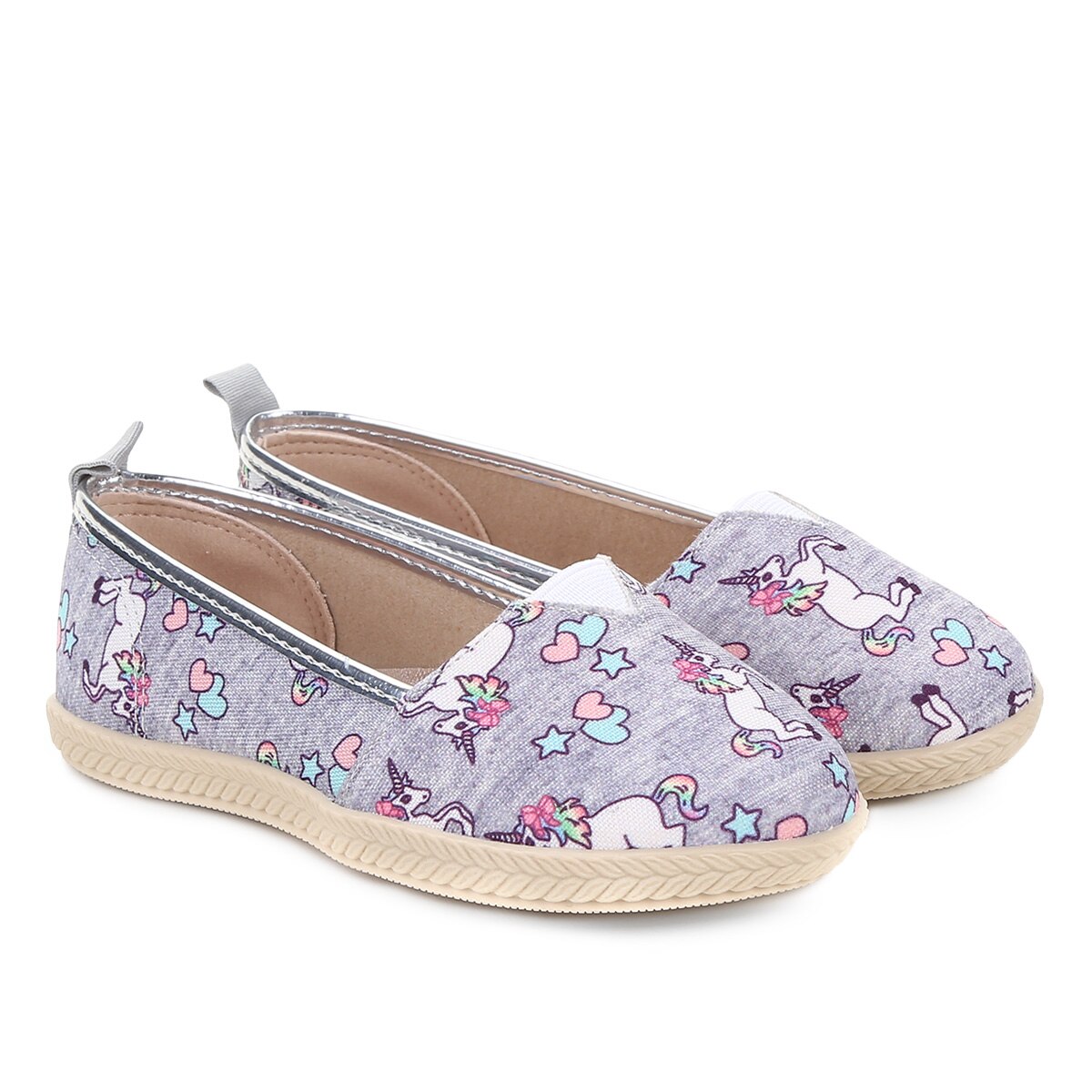 sapatilha infantil unicornio