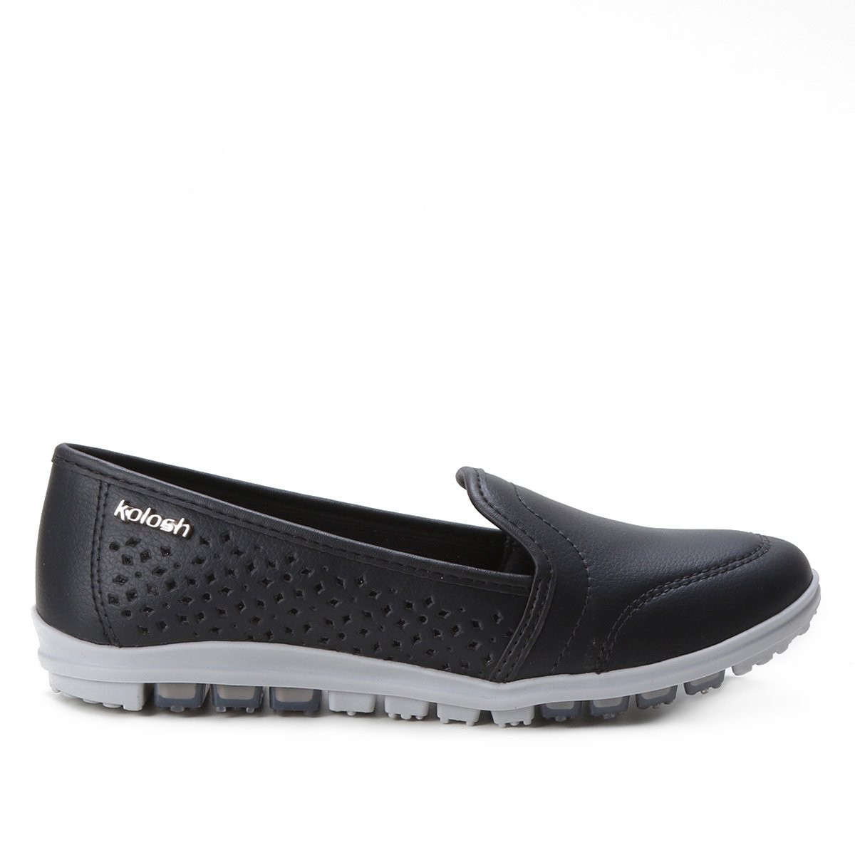Sapatilha Kolosh Perfuros Feminina - Preto | Netshoes