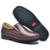 Sapatilha Masculina Casual em Couro Cla-Cle - Café