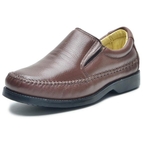 Sapatilha Masculina Casual em Couro Cla-Cle