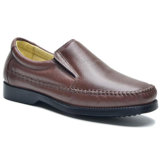 Sapatilha Masculina Casual em Couro Cla-Cle