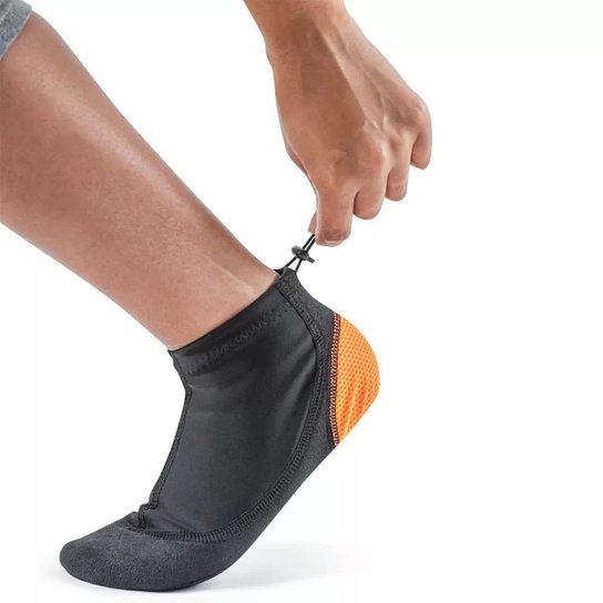 Sapatilha Meia Calçado Para Beach Tennis Neoprene Hidrolight - Preto+Laranja Menor preço em Sapatilha Meia Calçado Para Beach Tennis Neoprene Hidrolight - Preto+Laranja