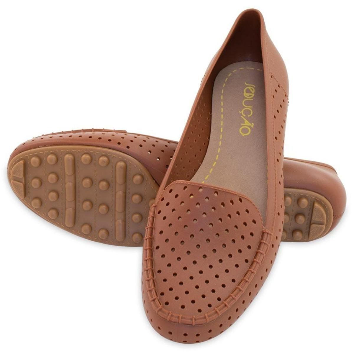 Sapatilha Mocassim Dockside Sedução 519 - Marrom | Netshoes