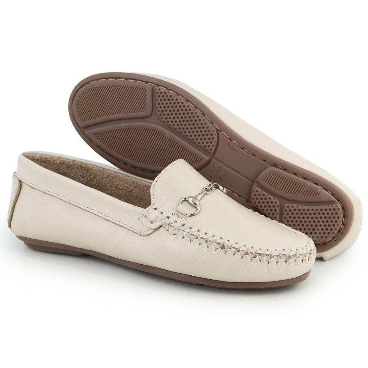 Sapatilha Mocassim Feminina de Couro com Metal é ruim? Sapatilha Mocassim Feminina de Couro com Metal é boa?