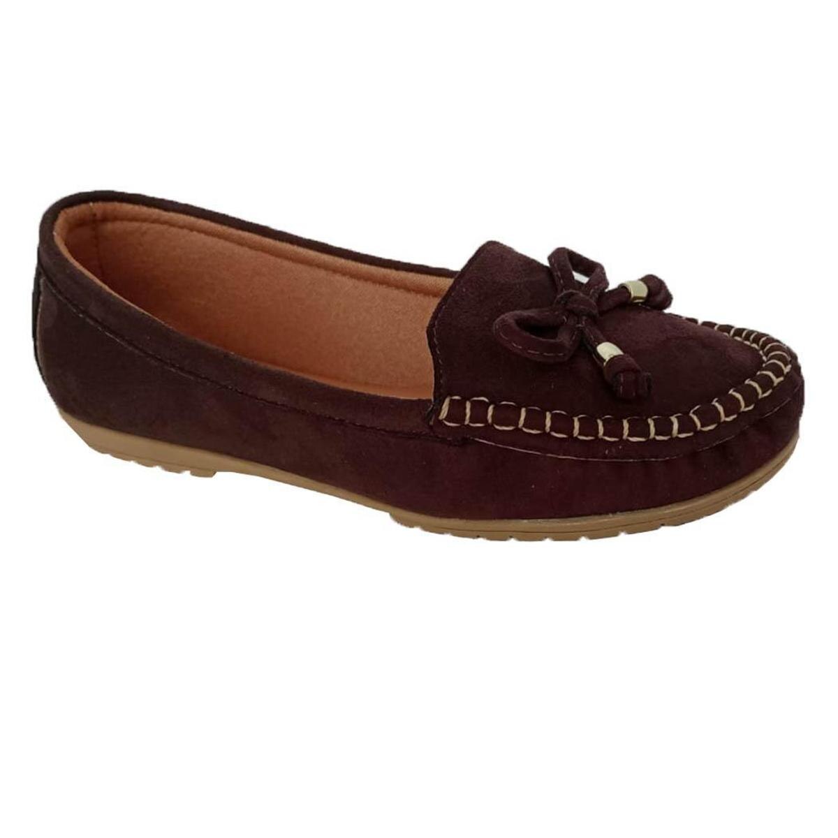 Menor preço em Sapatilha Mocassim Feminino Costurado À Mão Moda Pé 2