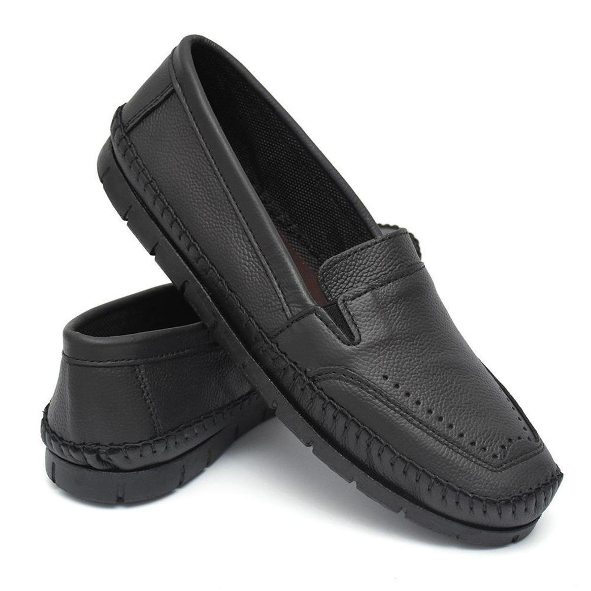 Sapatilha Mocassim Masculina Couro Conforto Total Menor preço em Sapatilha Mocassim Masculina Couro Conforto Total