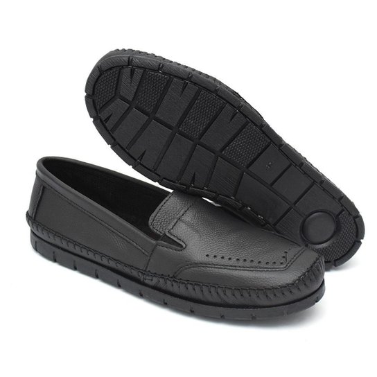 Sapatilha Mocassim Masculina Couro Conforto Total