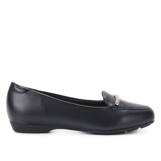 Sapatilha Modare Napa Semiperfuros Feminina - Preto Menor preço em Sapatilha Modare Napa Semiperfuros Feminina - Preto