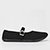 Sapatilha Moleca Fivela Feminina - Preto