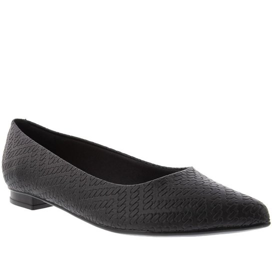 Sapatilha Moleca Flow Texturizado Preto - Preto Menor preço em Sapatilha Moleca Flow Texturizado Preto - Preto