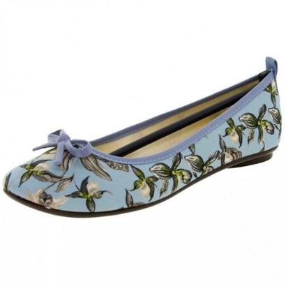 Sapatilha Moleca Folhagem Feminina - Jeans | Netshoes