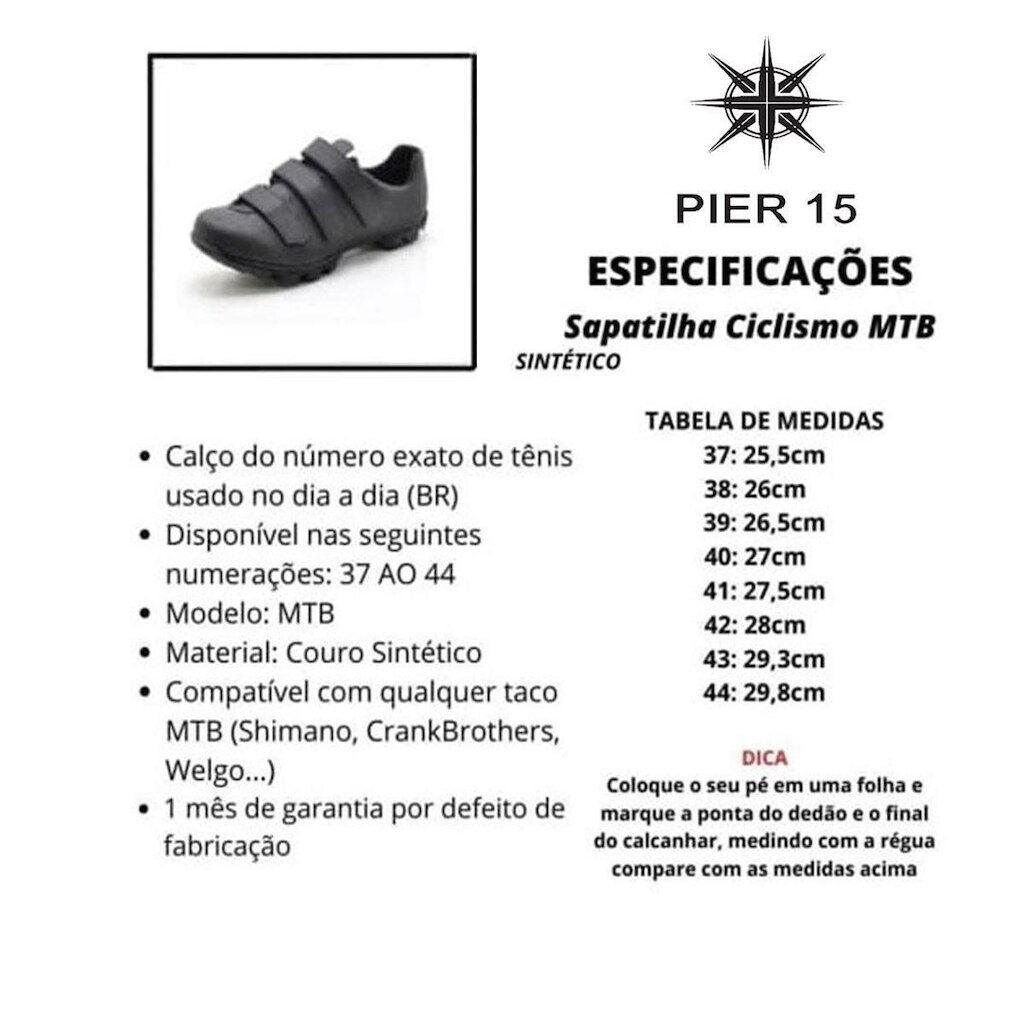 Sapatilha MTB Ciclismo
