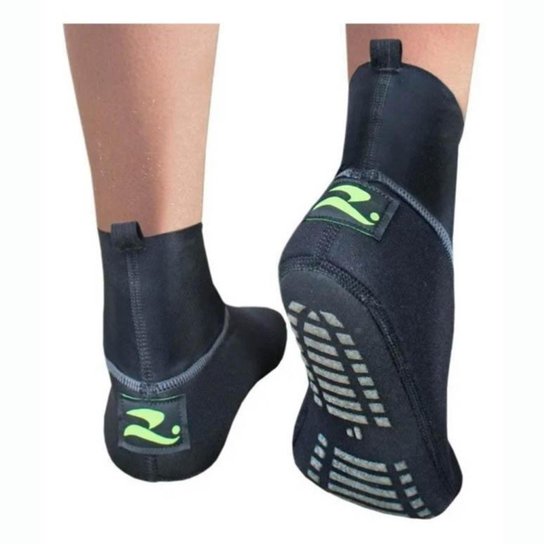 Sapatilha Para Beach Tennis Neoprene Realtex Esportes Areia - Preto Menor preço em Sapatilha Para Beach Tennis Neoprene Realtex Esportes Areia - Preto