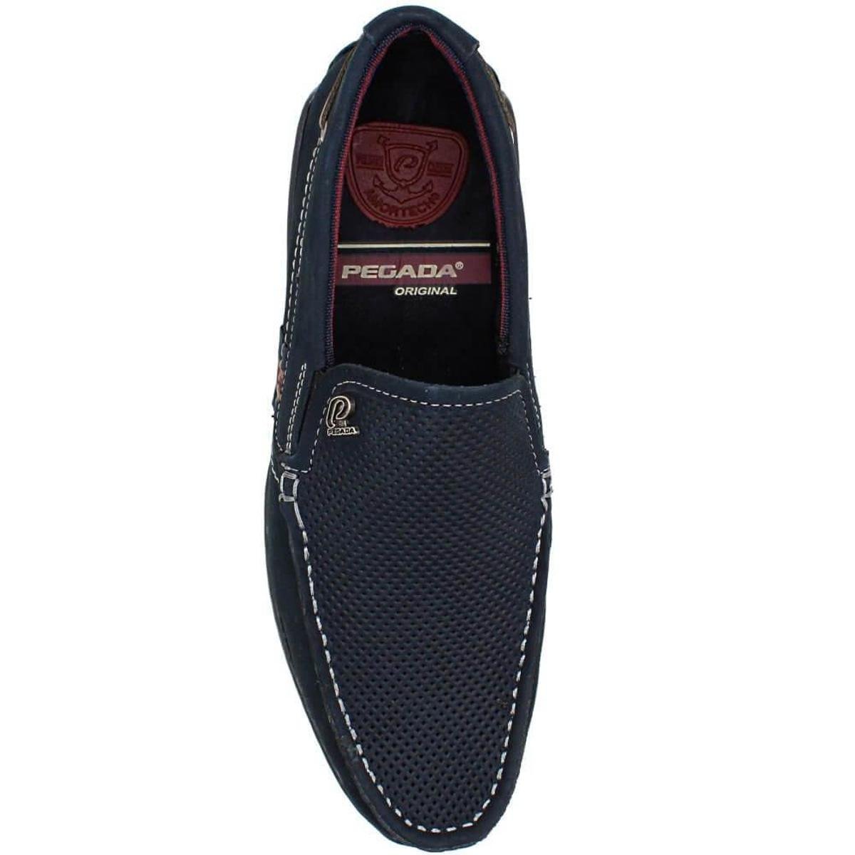 Sapatilha Pegada Drive Nobuck Masculina - Marinho | Netshoes