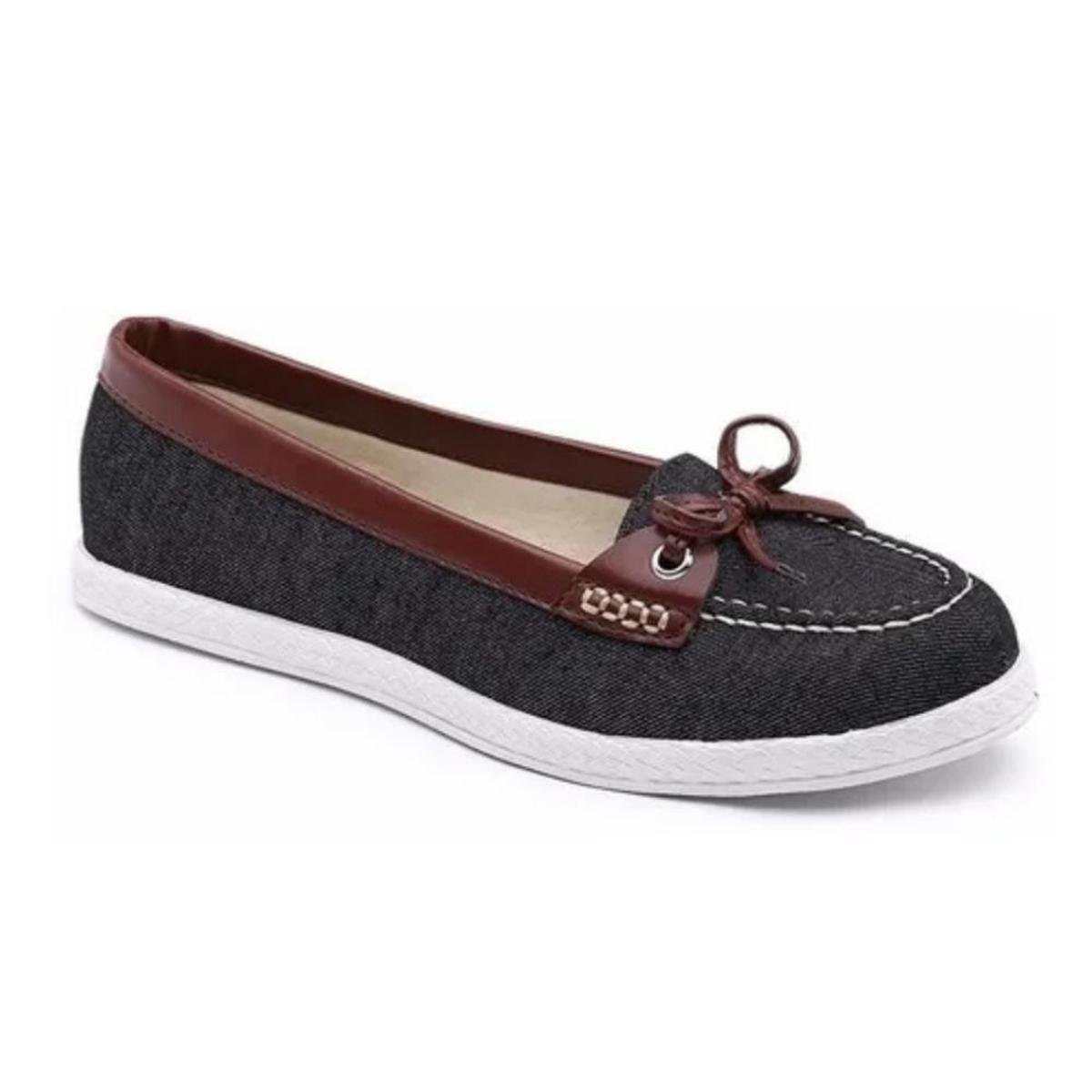 Sapatilha Sandália Mocassim Bergally Alpargata - Cinza | Netshoes