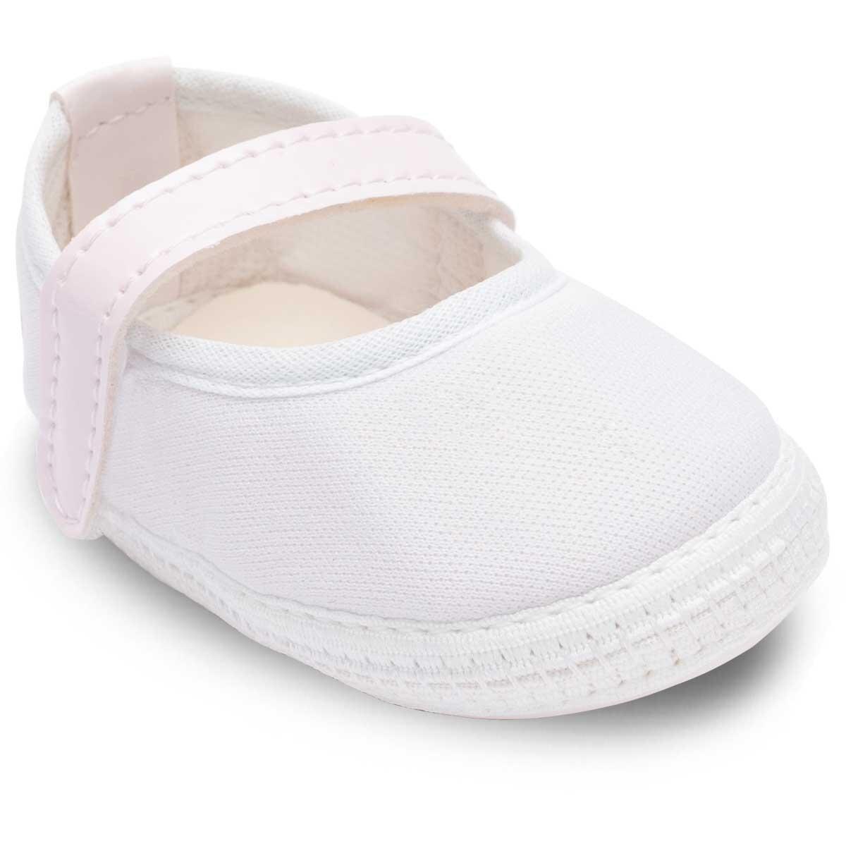 Sapatinho Bebe Customizar Batizado Recem Nascido Menino Menina 01.01 -  Branco | Netshoes