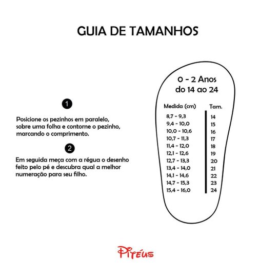 Sapatinho Bebe Numero De Sapato Tabela Tamanho Do Pé Infantil