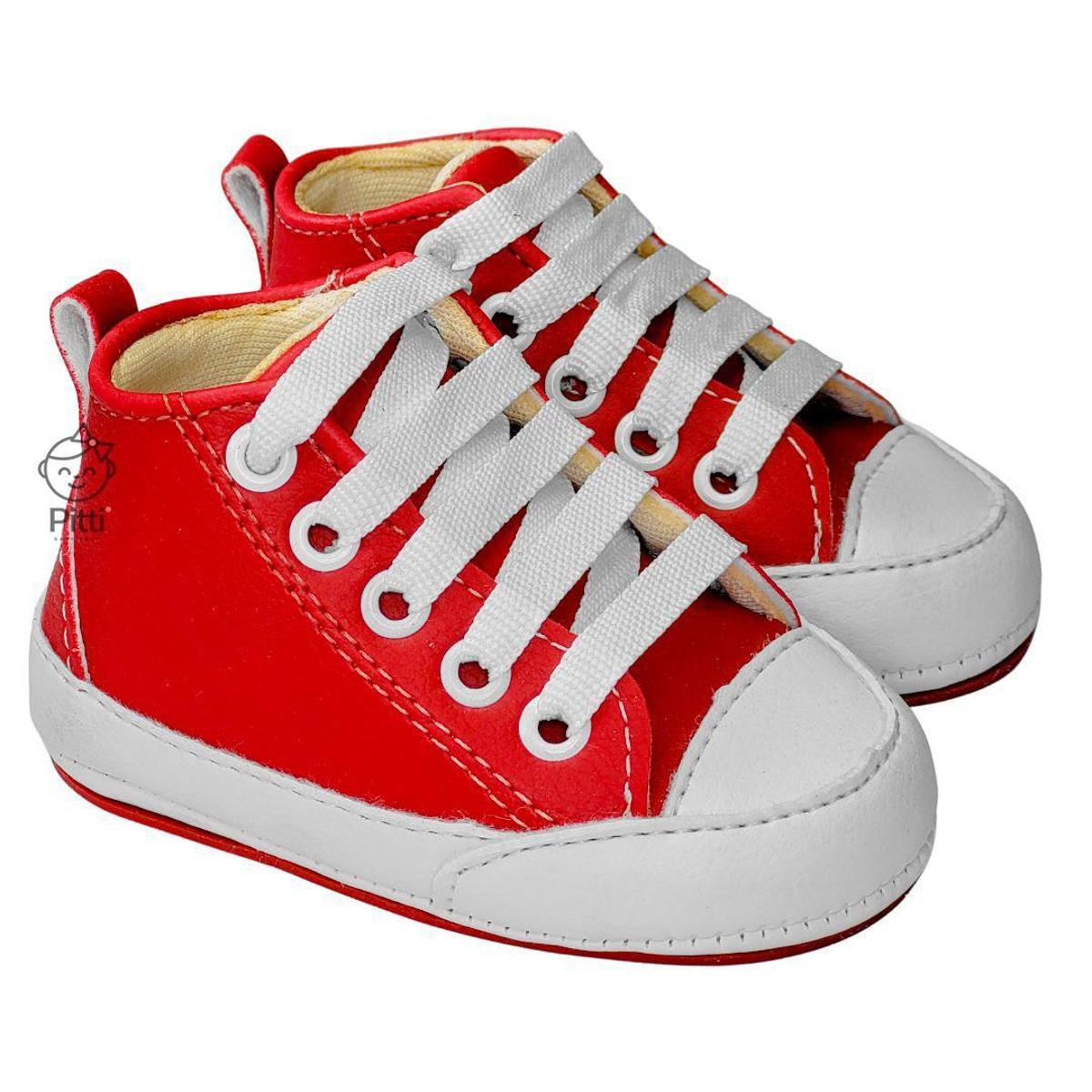 TÊNIS BOTINHA VERMELHO TÊNIS
