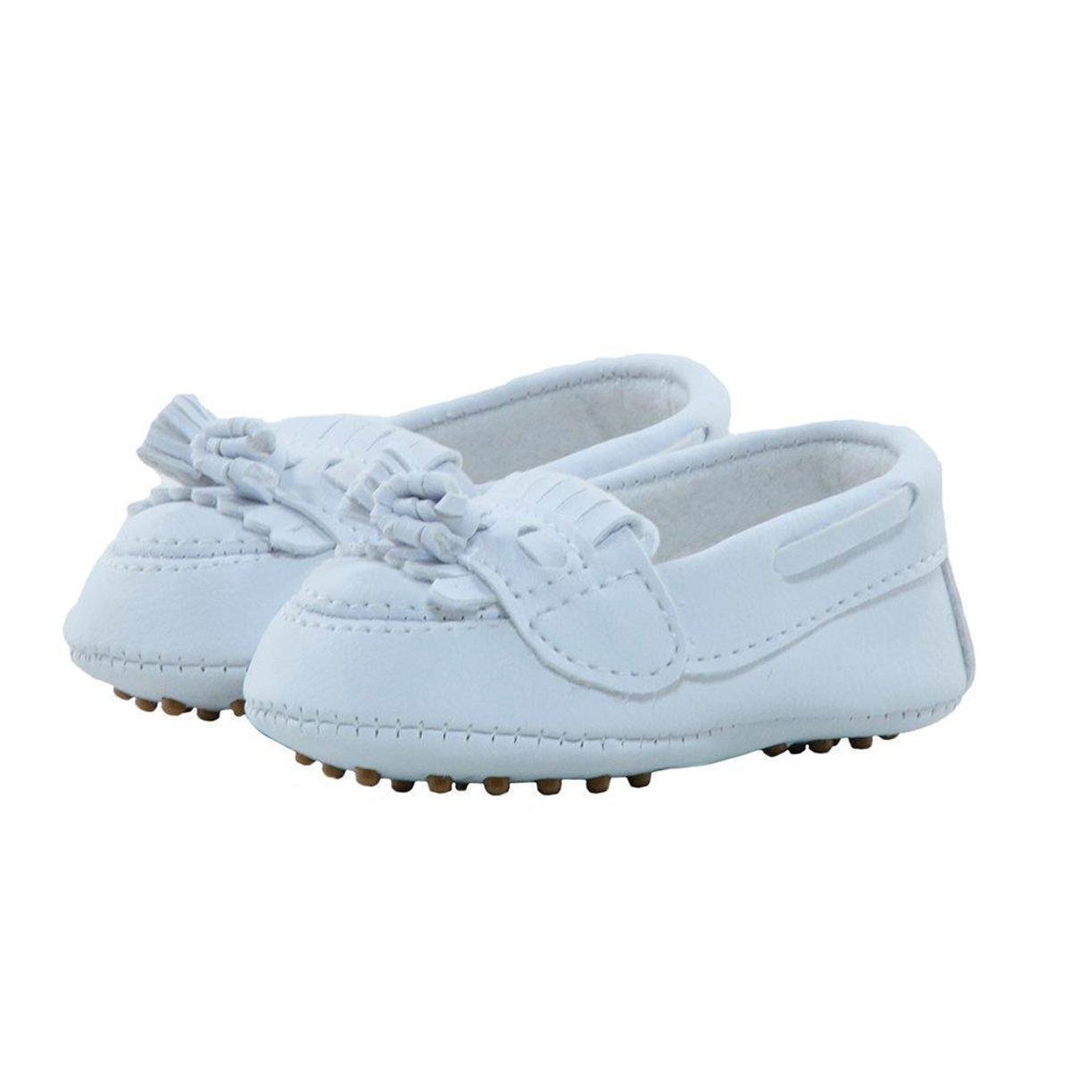 Sapatinho Mocassim Bebe Menina Branco - Branco | Netshoes