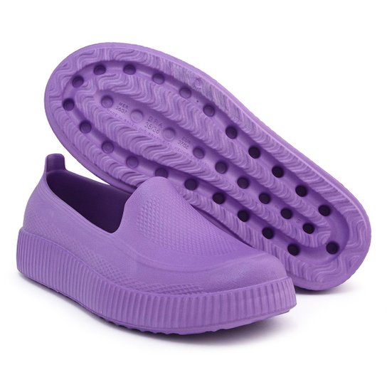 Sapato Babuche Fechado Antiderrapante Leve 100% EVA; Gênero: Feminino - Roxo é ruim? Sapato Babuche Fechado Antiderrapante Leve 100% EVA; Gênero: Feminino - Roxo é boa?