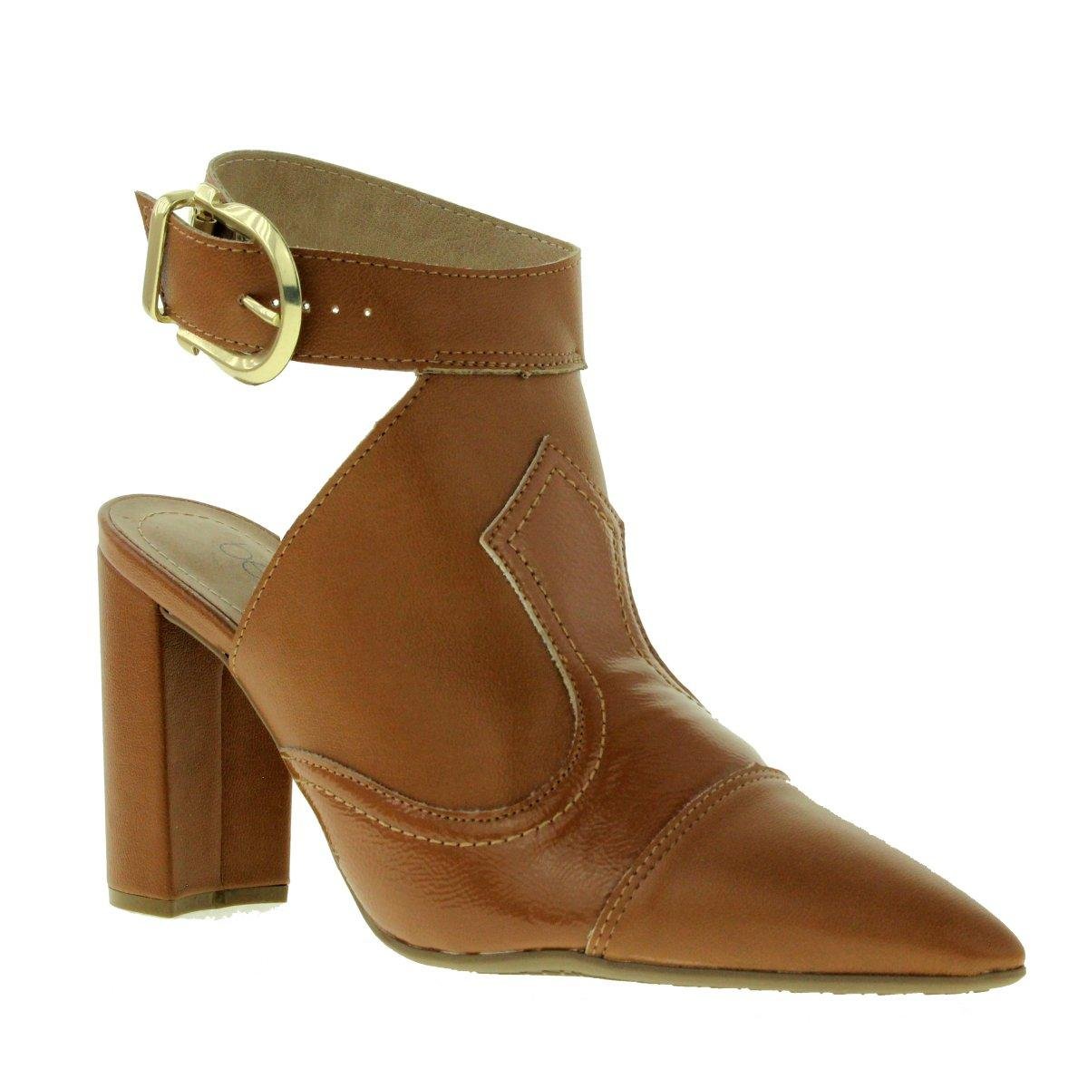 sapato caramelo feminino