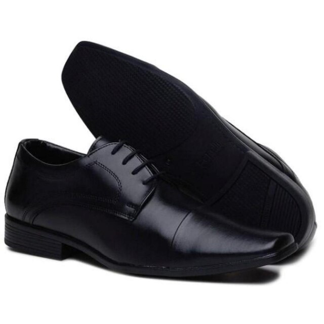SAPATO BERTELLI REF:70018 MASCULINO - Preto | Netshoes
