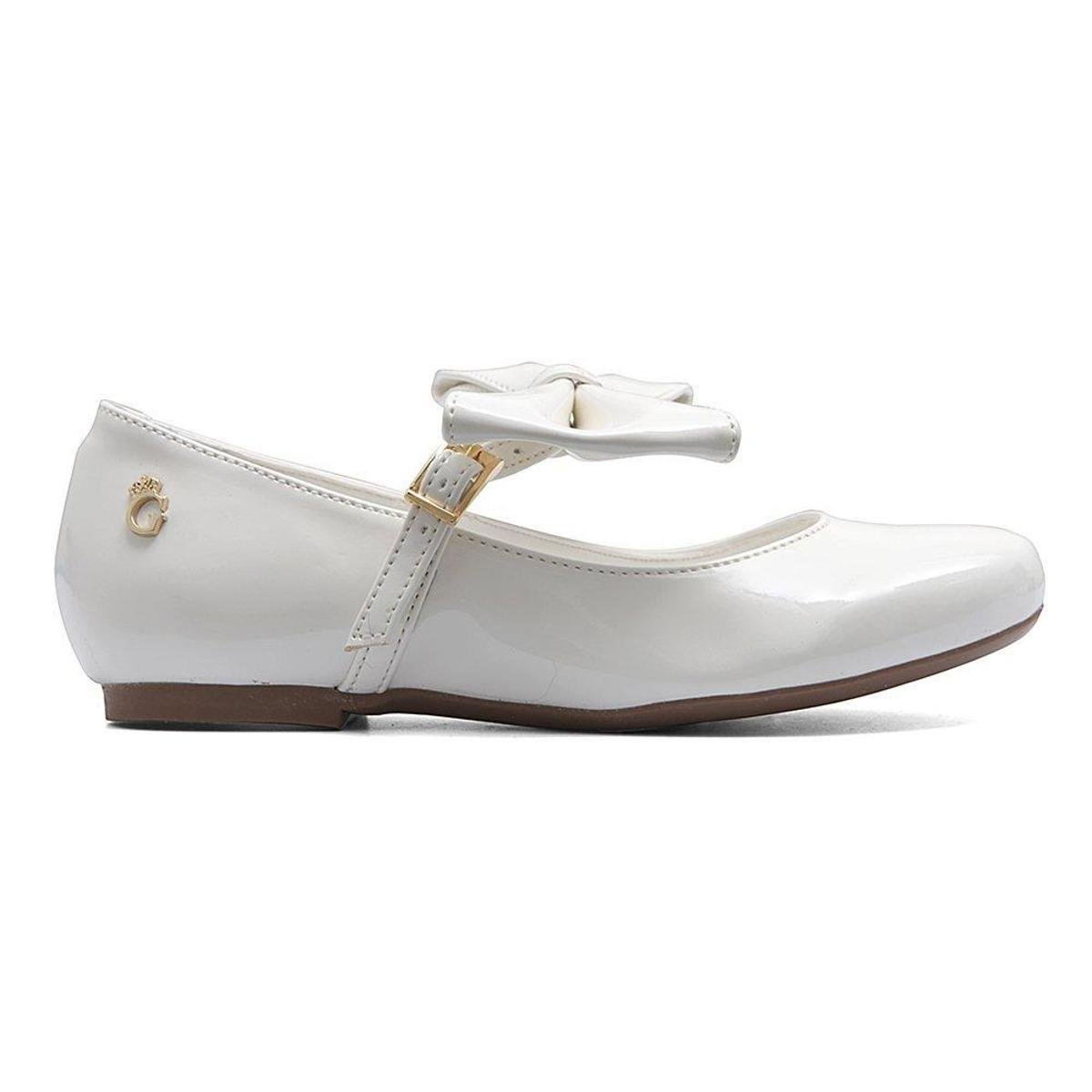 Sapato Boneca Laço Infantil Gats - Branco | Netshoes