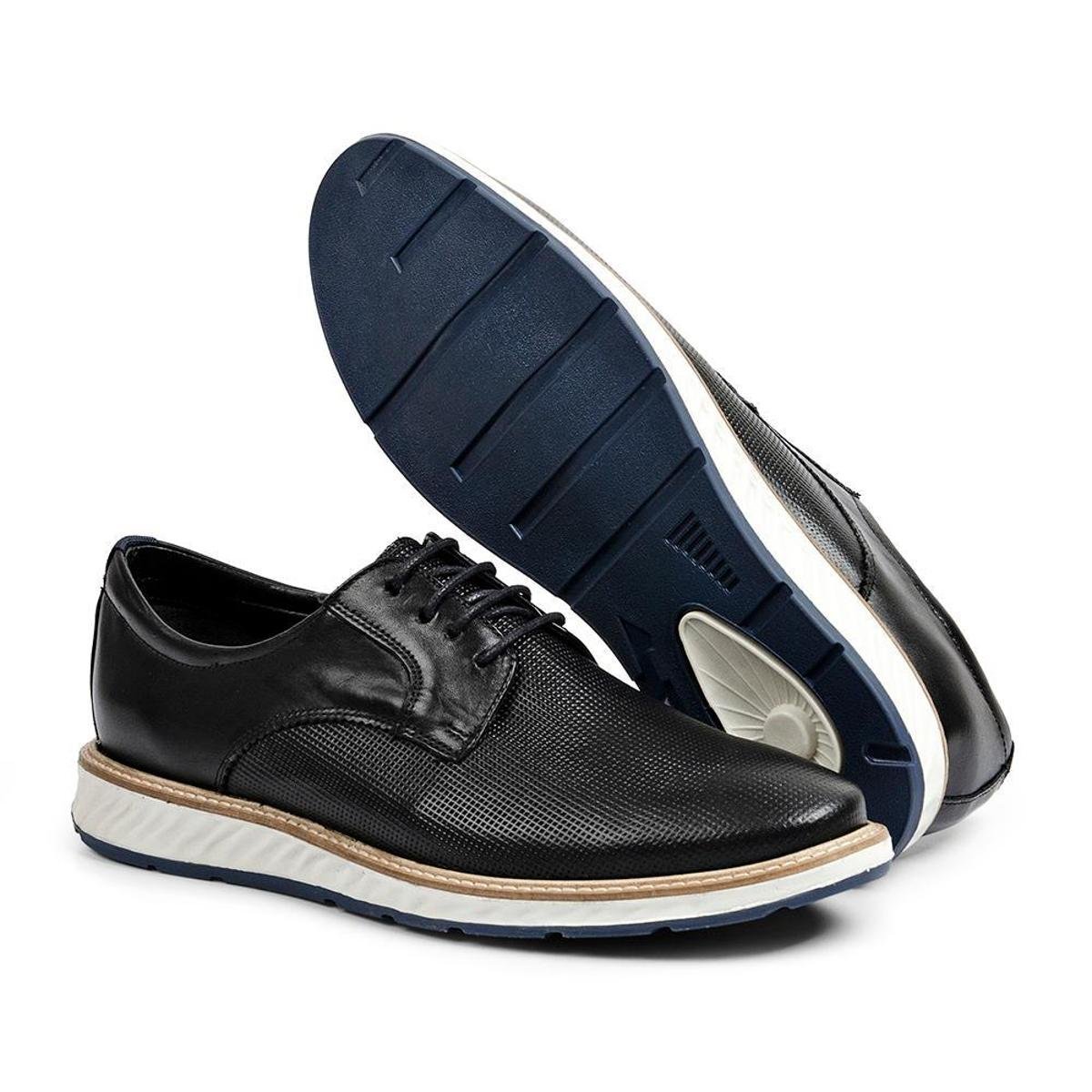 SAPATO MASCULINO DERBY BROGUE DEGLI PRETO | LOUIE