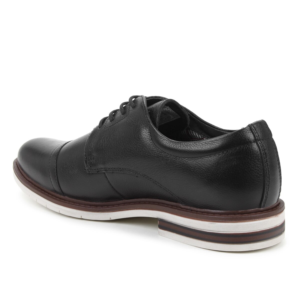 Sapato Casual Couro Ferracini Madrid Masculino - Preto | Netshoes
