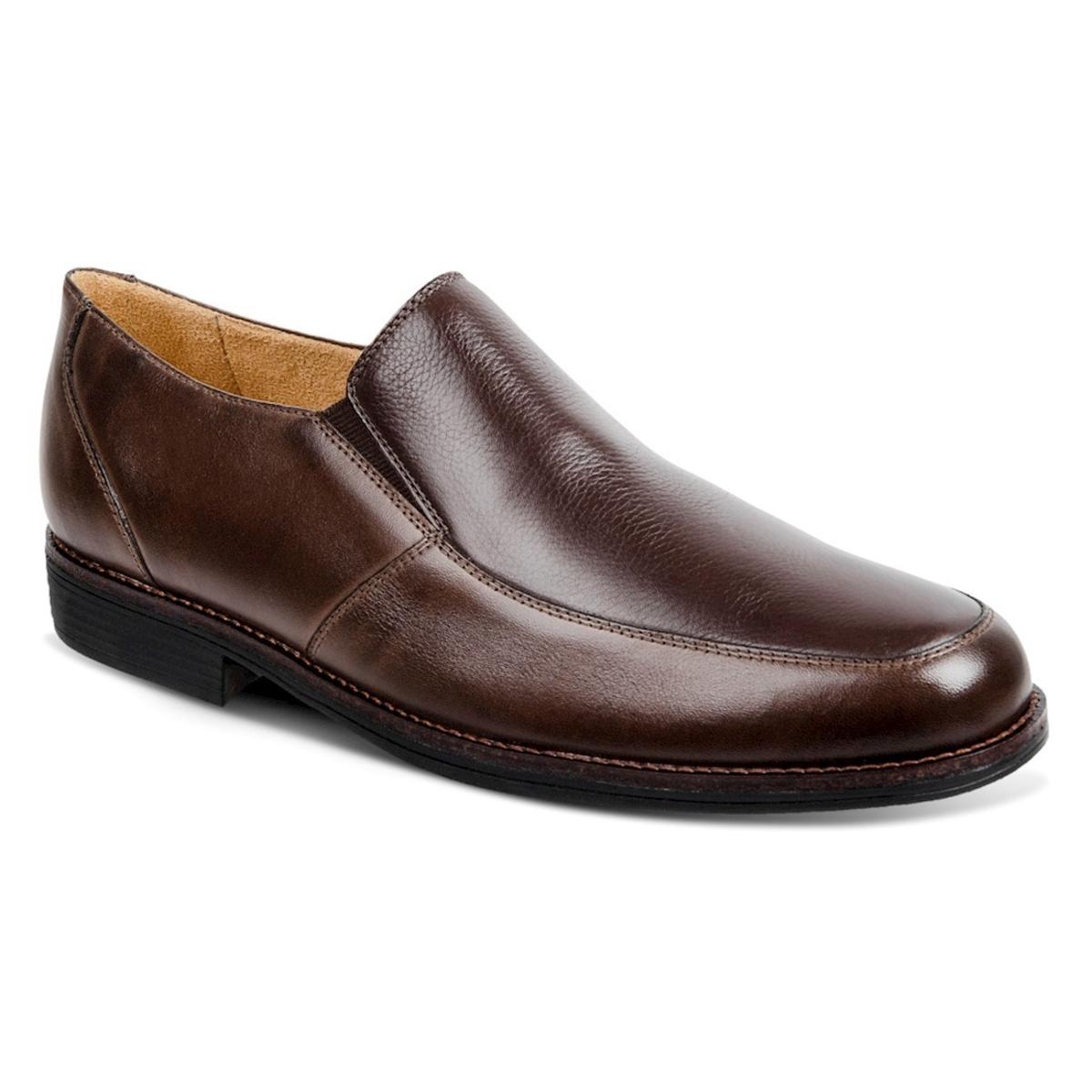 Sapato Casual Couro Sandro Moscoloni Matt Masculino - Marrom Escuro |  Netshoes