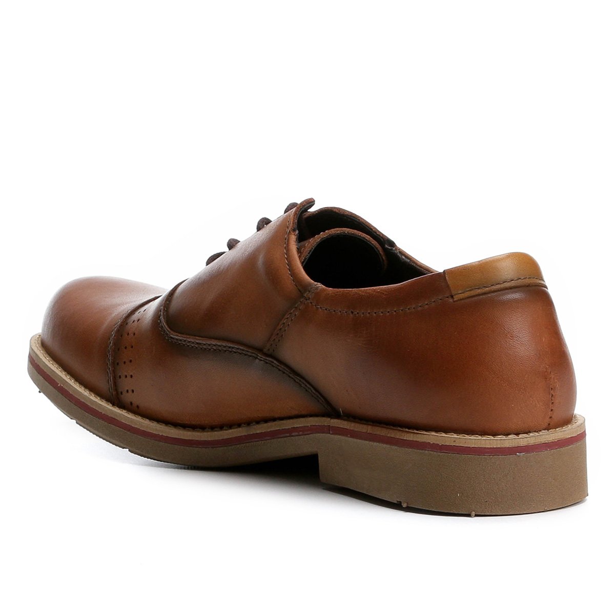 Sapato Casual Couro Walkabout Brogues - Marrom | Netshoes