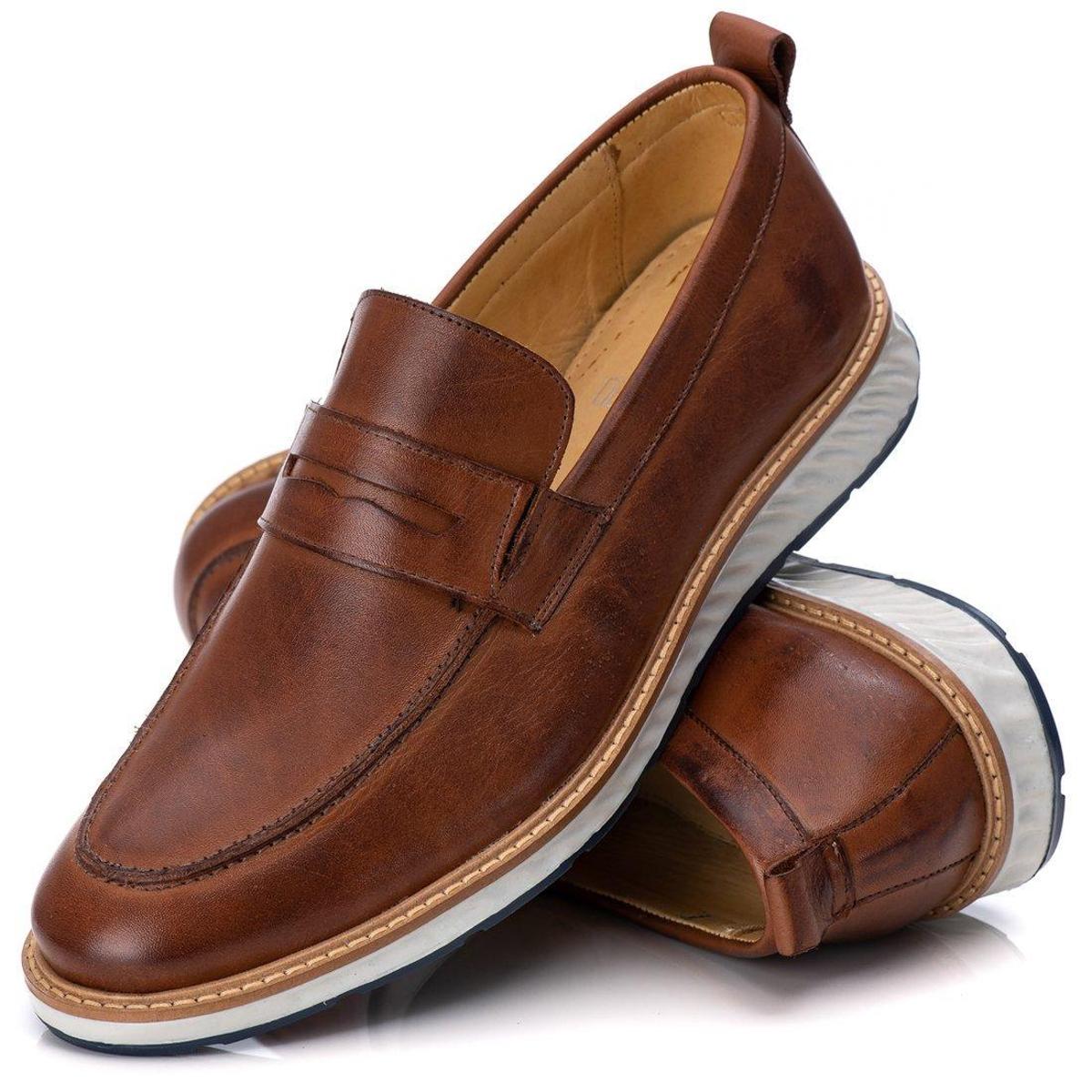 Menor preço em Sapato Casual Masculino Iate Slip On Elite Couro Premium