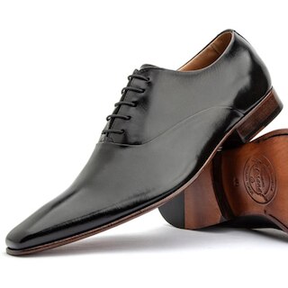Sapato Oxford Masculino Em Couro Legítimo - Clássico E Elegante - Perfeito Para Ocasiões Formais