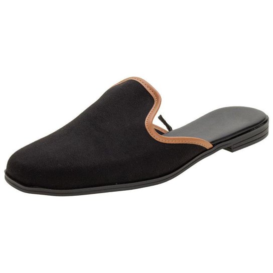Sapato Feminino Mule Vivet - 5701101 - Preto Menor preço em Sapato Feminino Mule Vivet - 5701101 - Preto