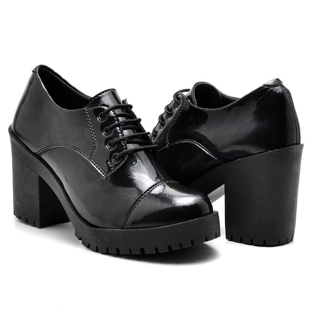 Salto Tratorado Oxford Vizzano Salto Oxford Salto Tratorado Sapato