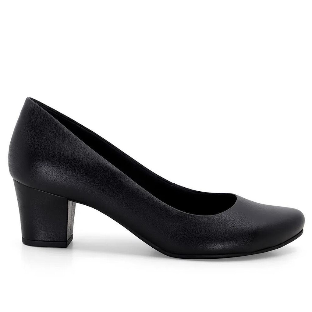 Sapato Feminino Scarpin Usaflex Salto Bloco