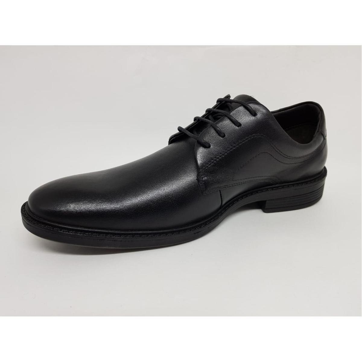 Sapato Ferracini Toquio Social Couro Cadarço Masculino - Preto | Netshoes