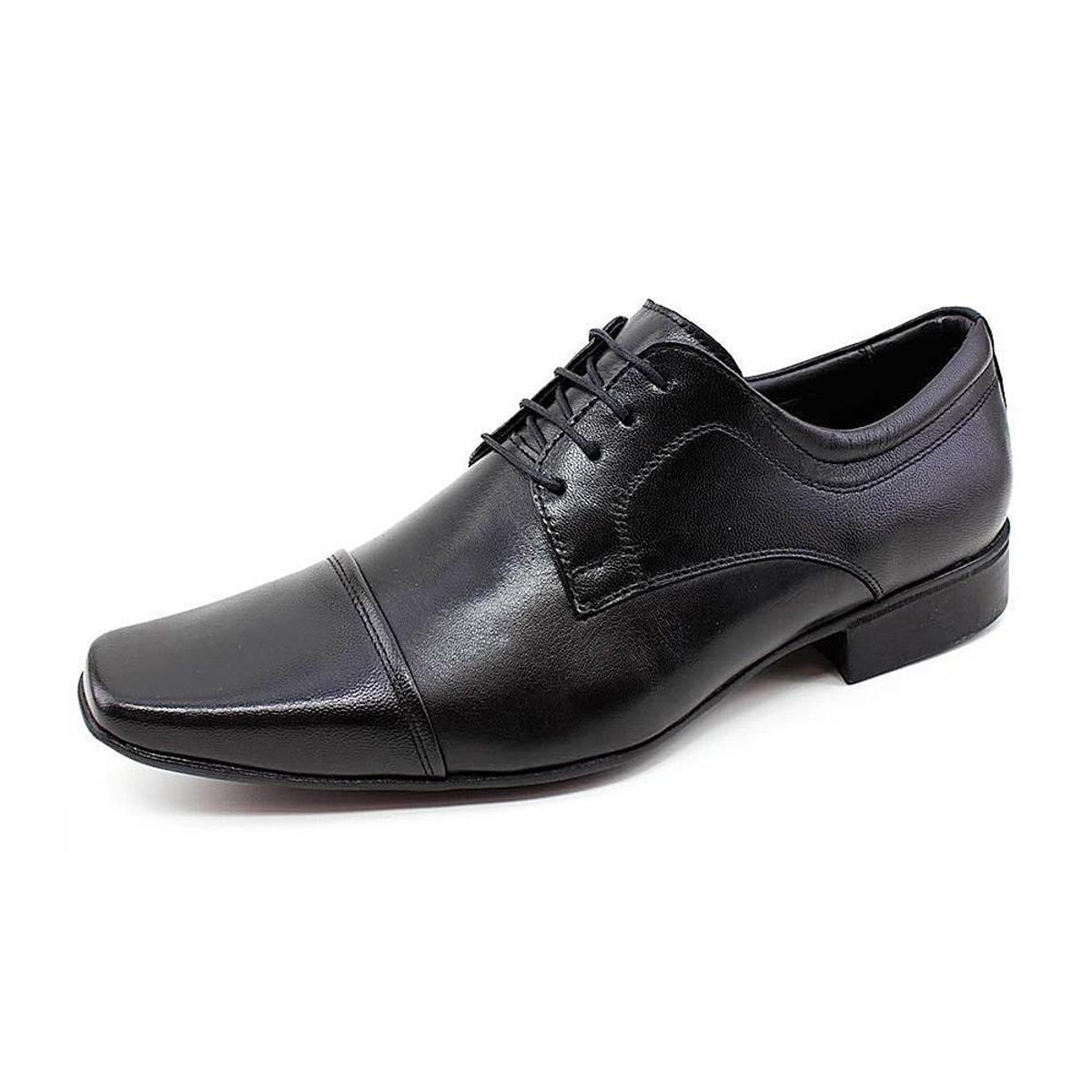 Sapato Jota Pe Casual Com Fechamento em Amarração - 77600 - Preto | Netshoes