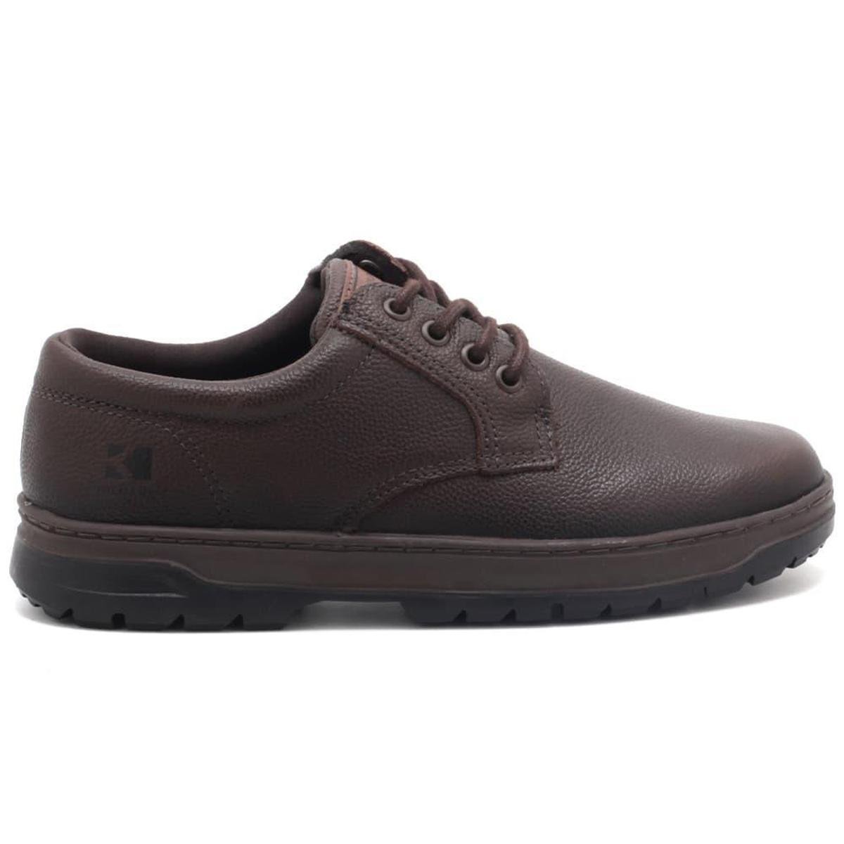 Sapato Kildare Full Grain Casual Couro Masculino 1143554 Cafe