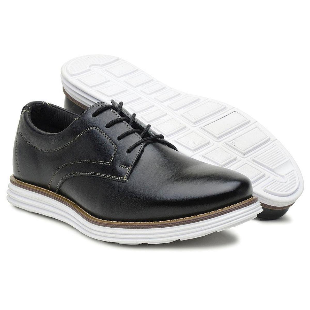 Sapato Masculino Couro Oxford Dmazons Tradicional - Preto | Netshoes