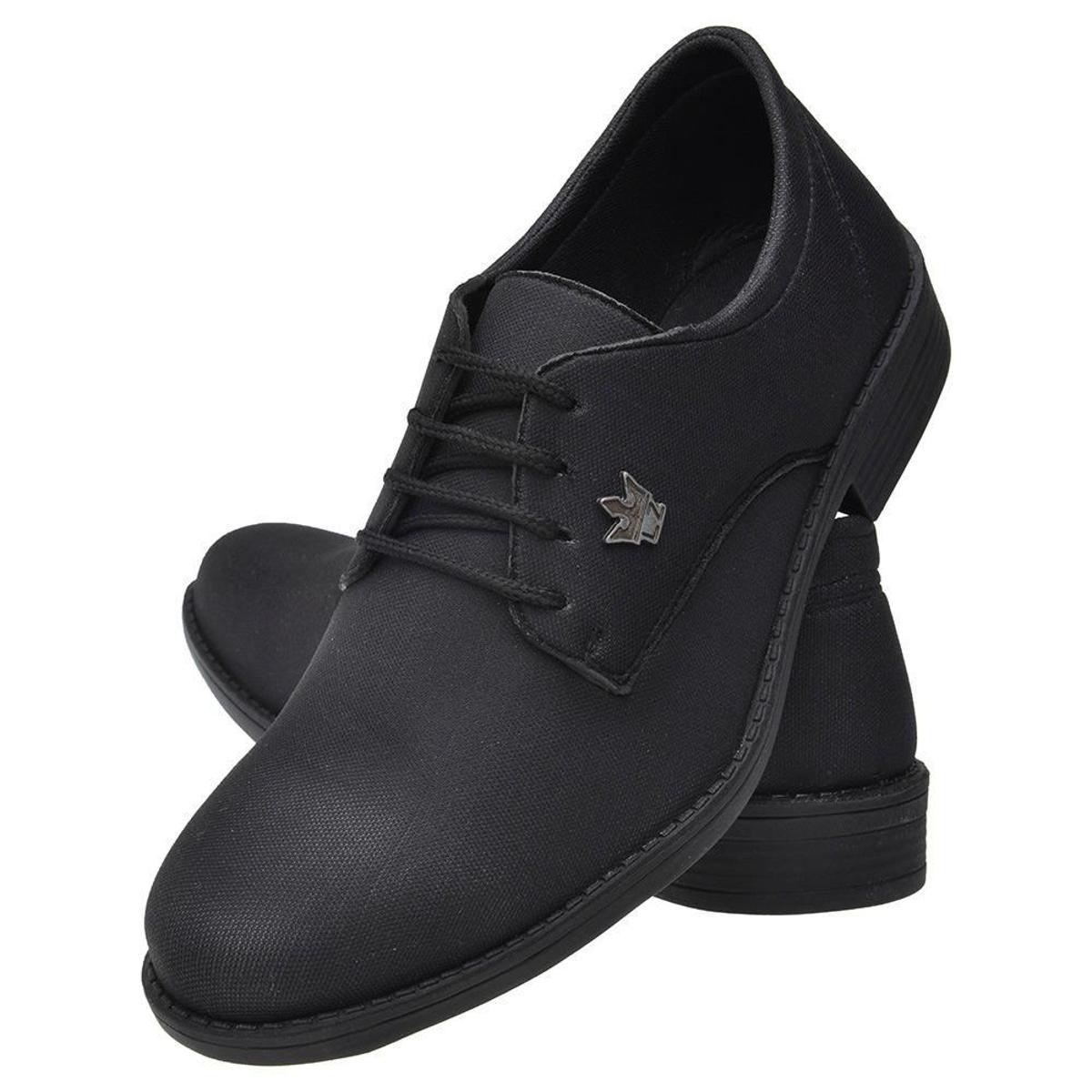 Sapato Masculino Drive Sem Cadarço Social Oxford - Preto | Netshoes