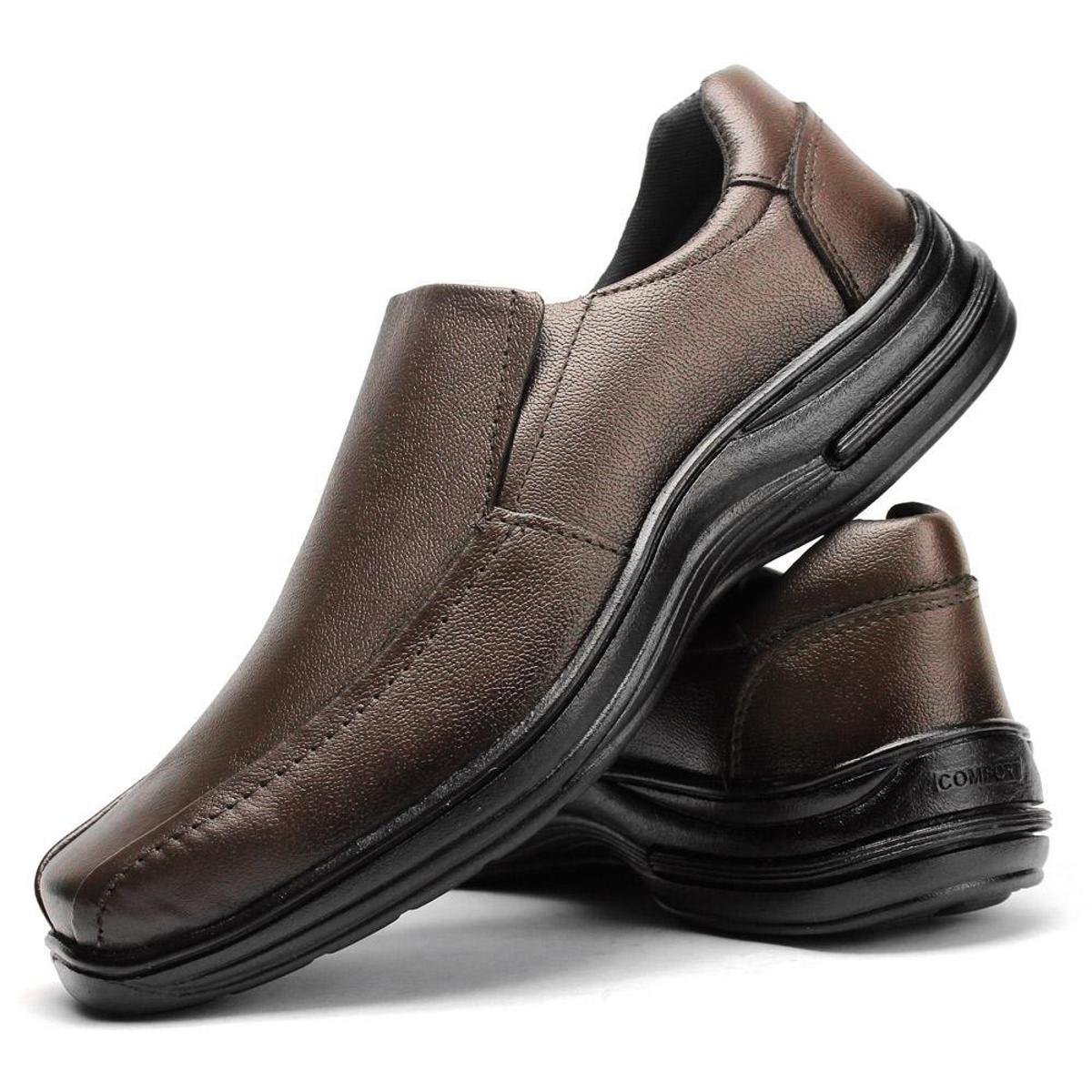 Sapato Masculino De Couro Legítimo Comfort - Roma Preto | Sapatos Masculino
